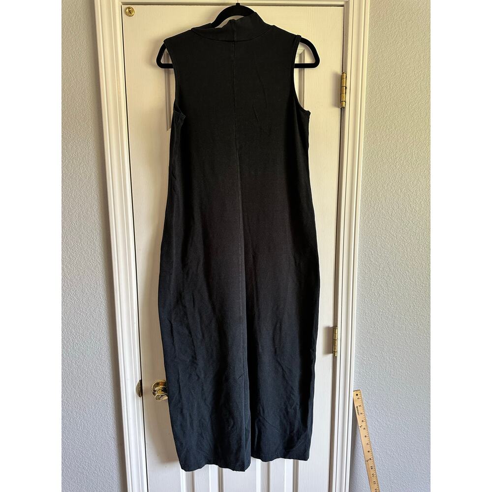 Vintage 90s Liz Claiborne Mock Neck Maxi Knit Dress Size Small